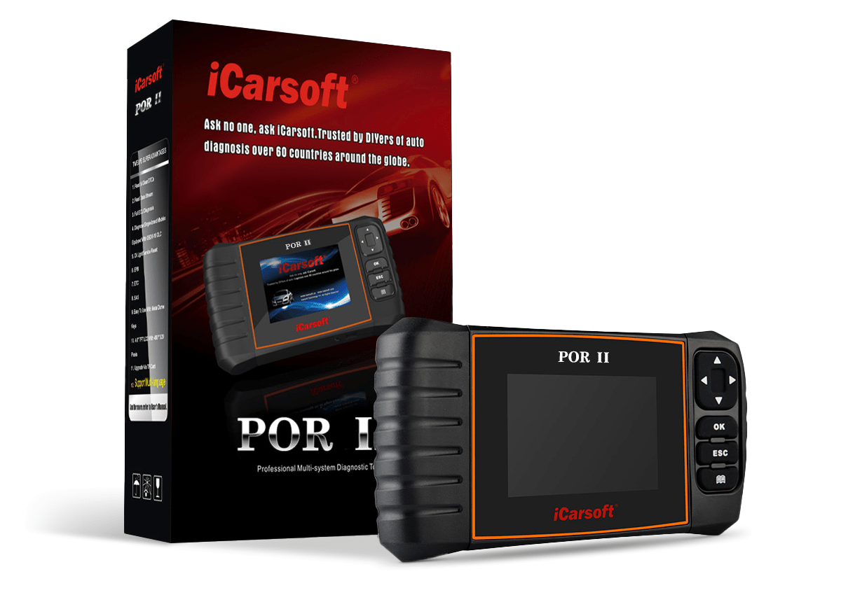 iCarsoft POR II Obd2 Scanner for Porsche 2