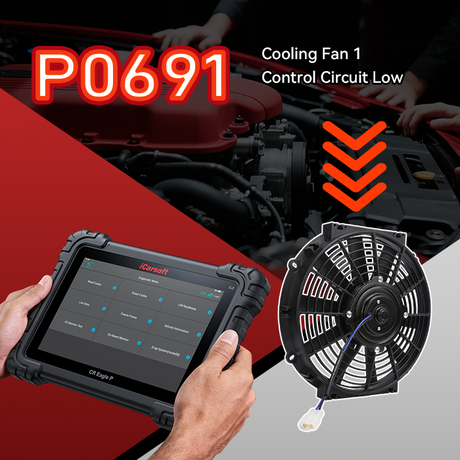 P0691 Code: Fan 1 Control Circuit Low — Causes, Symptoms & Fixes
