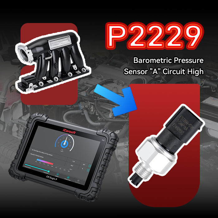 P2229 Code: Barometric Pressure Sensor "A" Circuit High — Fix