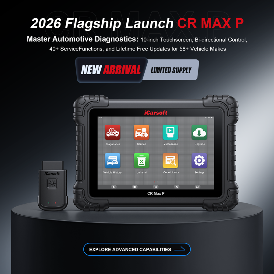 iCarsoft CR Max P: The Ultimate Bi-Directional OBD2 Scanner