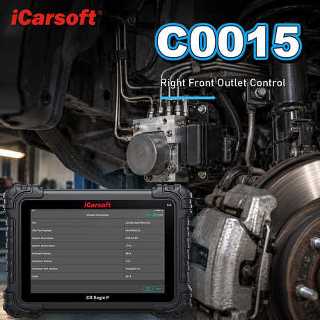 C0015 right front outlet control diagnosis and repair guide