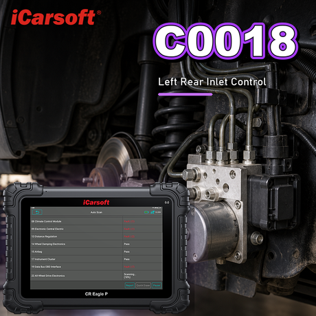 C0018 left rear inlet control diagnosis and repair guide