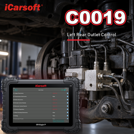 C0019 left rear outlet control diagnosis and repair guide
