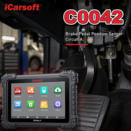 C0042 brake pedal position sensor diagnosis and repair guide