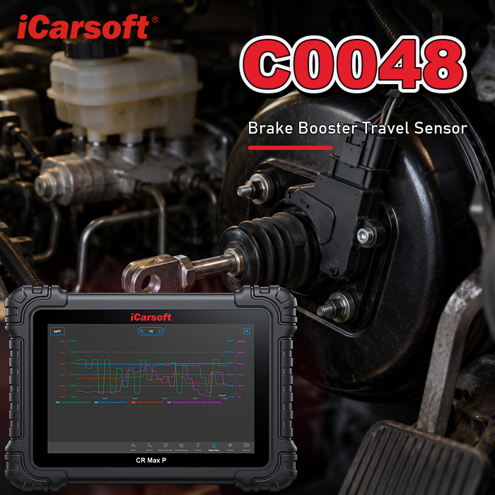 C0048 brake booster travel diagnosis and repair guide