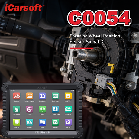 C0054 steering wheel position sensor signal c diagnosis and repair guide