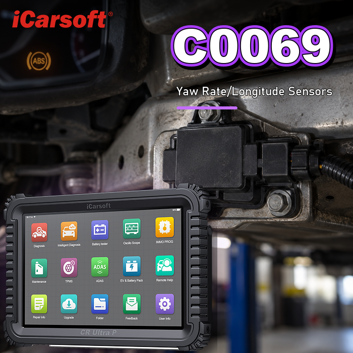 C0069 yaw/longitude sensors diagnosis and repair guide