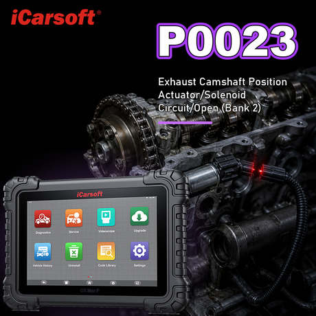 P0023 exhaust camshaft actuator circuit bank 2 diagnosis and repair guide