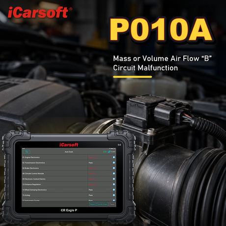 P010A airflow sensor B circuit diagnosis and repair guide