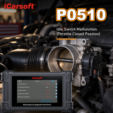 P0510 closed throttle position switch diagnosis and repair guide
