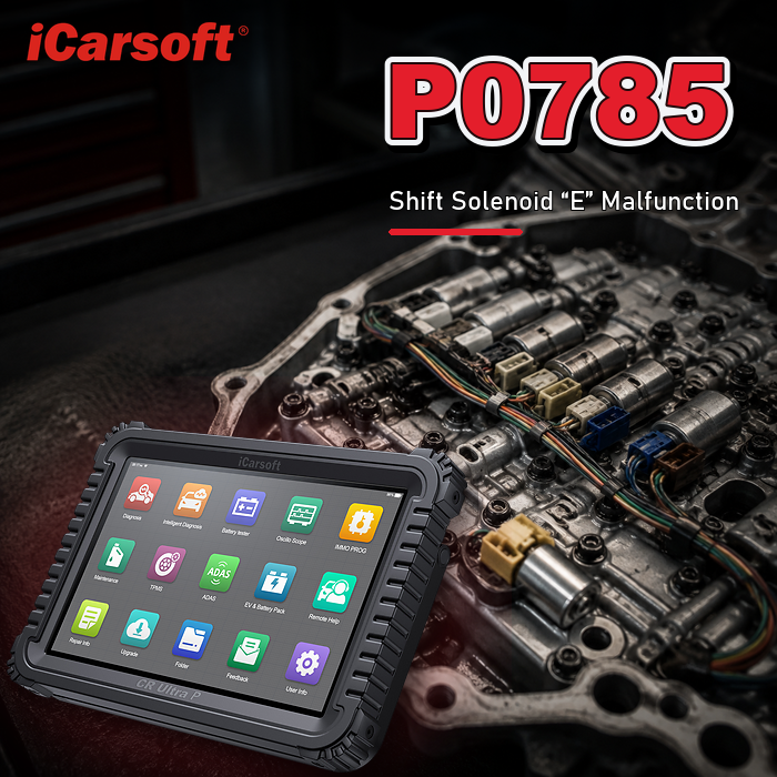 P0785 shift solenoid E control and response diagnosis and repair guide