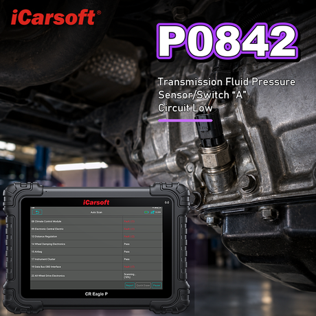 P0842 transmission fluid pressure sensor switch A circuit low diagnosis and repair guide