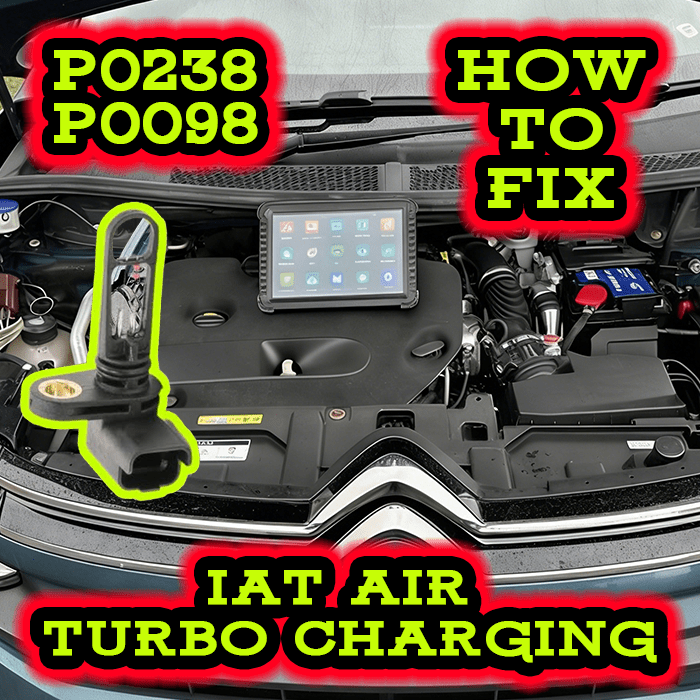 Fix P0238 P0098 Turbo & Air Temp Faults: Peugeot/Citroen Guide - iCarsoft Official Store