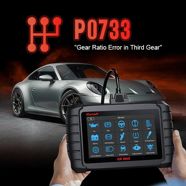 P0733 Code: Gear 3 Incorrect Ratio - iCarsoft-us