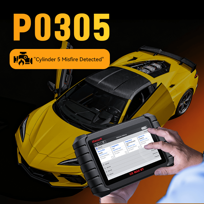 Understanding and Fixing the P0305 Code: Cylinder 5 Misfire Issues - iCarsoft Official Store
