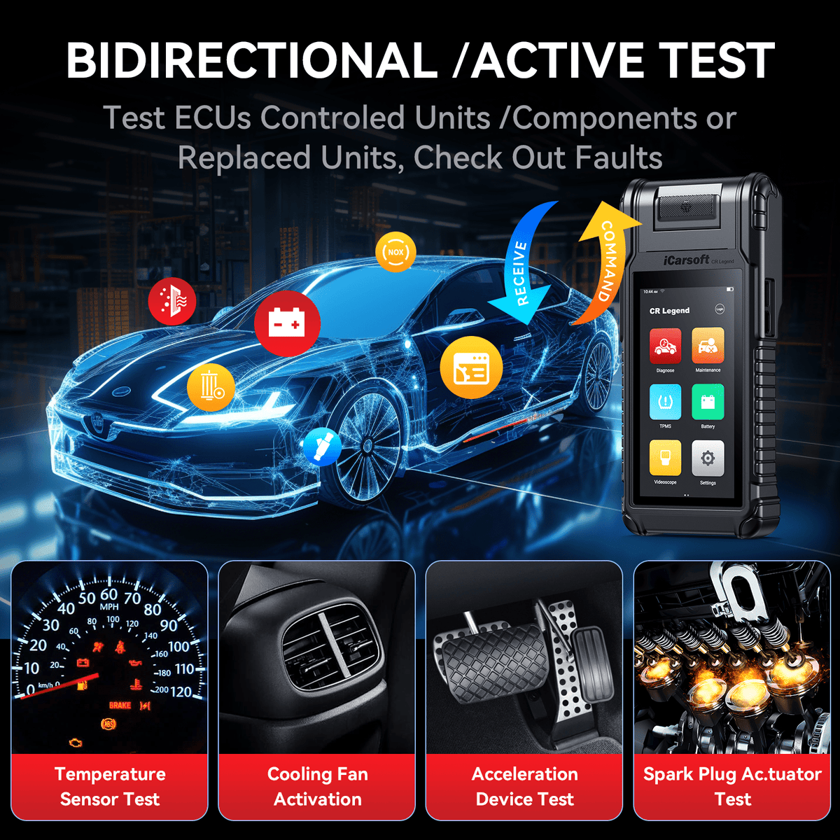 iCarsoft CR Legend Advanced Automotive Diagnostic Tool