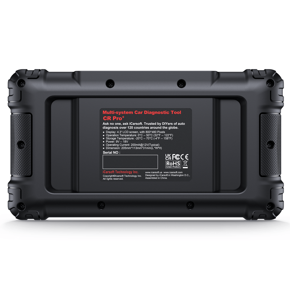 iCarsoft CR Pro+ Universal Diagnostic Tool