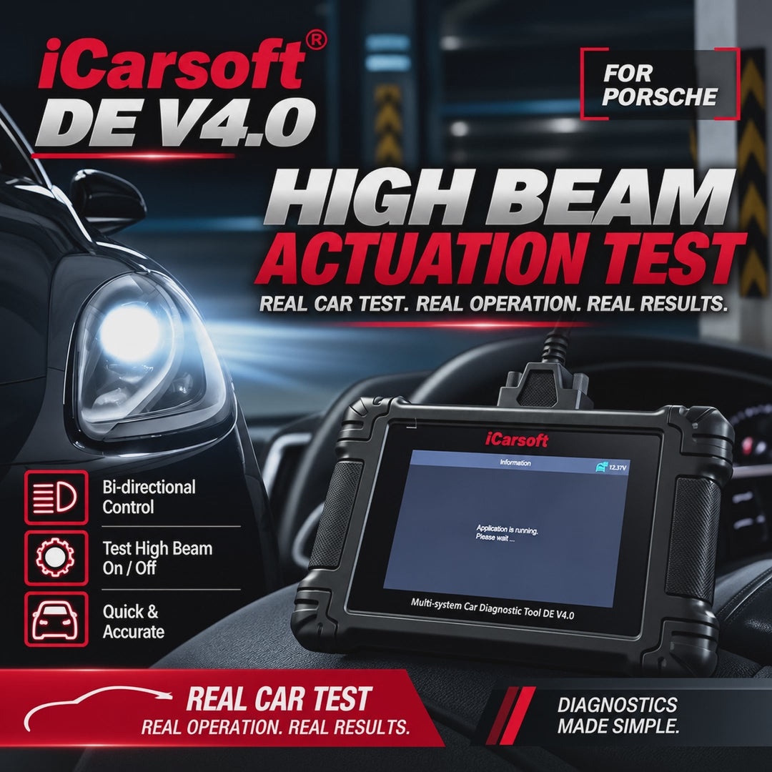 iCarsoft DE V4.0 for German Vehicle Makes with Touchscreen & Wifi